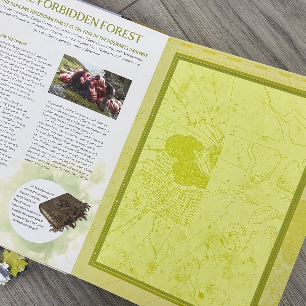 Harry Potter Jigsaw Puzzle Book with Bonus Map - Picture 3 of 5